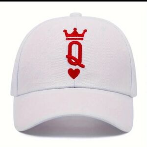1pc Letter Crown Embroidery, Fashionable Women Adjustable Button Sun Protection